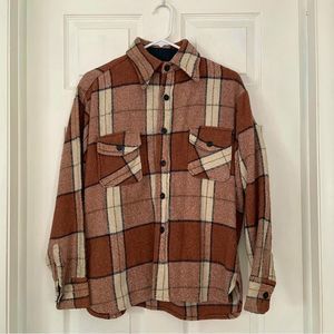 Classic Vintage Wool Plaid Jacket